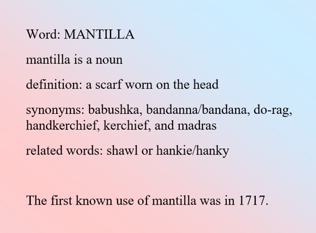 mantilla